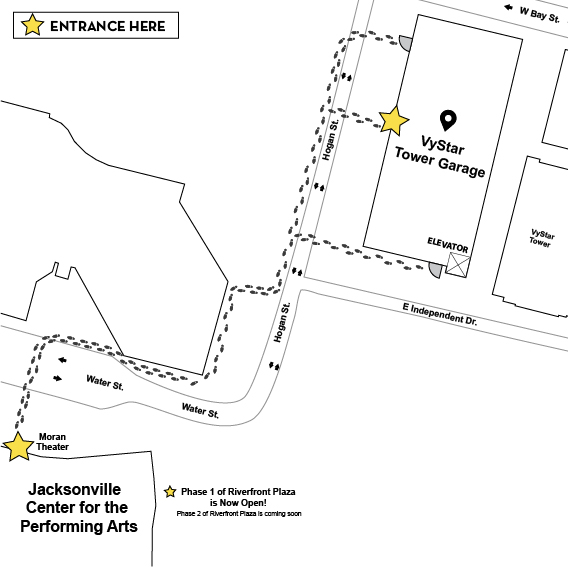 VyStar Tower Garage Parking Map