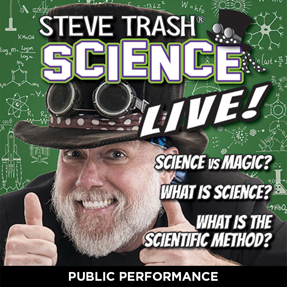 Steve Trash Science Live!- April 12, 2026 at 2:00 p.m.